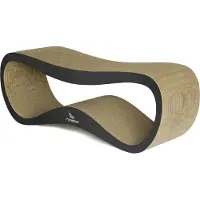MyKotty Meuble à griffer pour chats LUI 75 x 25 x 25 cm Noir 3083