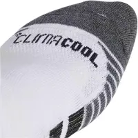 Adidas Chaussettes de sport 'Performance CLIMACOOL Cushioned Quarter 3-Pack' gris chiné / noir / blanc