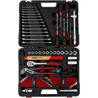 Stier Valise à outils avec assortiment de 60 outils