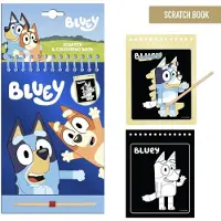 Cerdá - Zestaw stacjonarny Bluey Scratch, oficjalny produkt premium