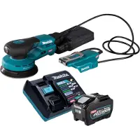 Makita BO 003 CGT101 Ponceuse excentrique sans fil 40 V max. 125 mm 3,0 mm de course Brushless + 1x batterie 5,0 Ah + chargeur