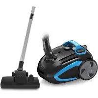 Emerio aspirateur avec sac – 2,5 litres – filtre HEPA10 – longueur de câble 5 m – 800 W – VE-112682.8 – noir / bleu