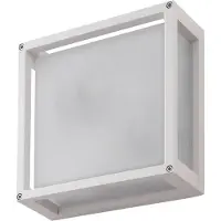 LUCANDE Luminaires d'extérieur , Aurelien, dimmable, Blanc, Balcon, Aluminium, Moderne