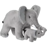 Wild republic - Peluche - Maman et bébé - Eléphant