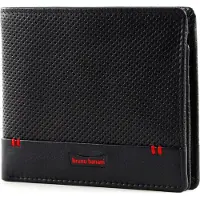 Bruno Banani Cuir porte-monnaie Wallet Black noir