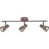 Brilliant Tube spot Lava | spot de plafond rustique | métal | vieux cuivre | orientable | 3x E14 max. 28 W