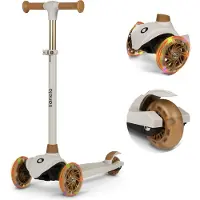 Lionelo JESSY Balance-Roller pour enfants à partir de 3 ans jusqu'à 50 kg - Gris Marron