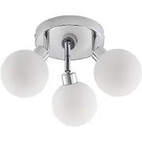 LINDBY Plafonnier , Zaniba, dimmable, Métallique, Salon / séjour, Métal, Moderne