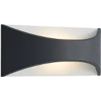 LINDBY Luminaires d'extérieur , Mathea, Noir, Terrasse, Métal, Moderne