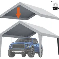 Vevor Toile d'auvent de rechange abri de voiture