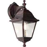 Brilliant Applique d'extérieur Lalumi Nissi IP44 E27 60 W rouille