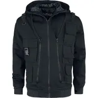 Innocent Clothing Europe Ltd Manteau d'hiver Gothic de - Veste Taj - S - L - pour Homme - noir - Taille L