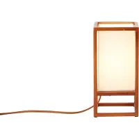 Brilliant Lampe de table Seaside 25cm bois marron