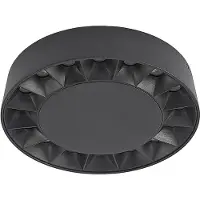 LUCANDE Plafonnier , Kelissa, Noir, Salle de bains, Métal, Moderne
