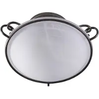 LINDBY Plafonnier , Rando, dimmable, Métallique, Salon / séjour, Métal, Rustique