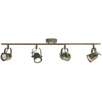 LINDBY Plafonnier , Leonor, dimmable, Bronze / laiton ancien, Salon / séjour, Métal, Ancien