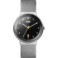 Braun Mens Watch Brawn Bn0032bkslmhg, Quartz, 40mm, 5atm