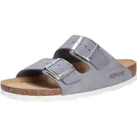Rohde Chaussons d'intérieur Alba pour femmes, modèle pantoufle, couleur bleue, pour un usage quotidien