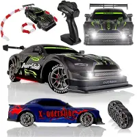 Overmax RC Drift-Auto X-Overslide télécommandé à partir de 8 ans, 20 km/h portée jusqu'à 80 m, 1:16, boîtier supplémentaire