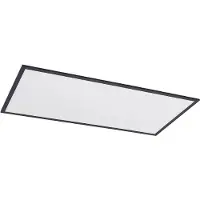 LINDBY Plafonnier , Nelios, dimmable, Noir, Cuisine, Plastique, Moderne