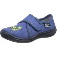 Beck Pantoufle 'Traktor' bleu ciel / gris / kiwi / noir