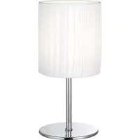 Globo Lighting Lampe de table BAILEY Chrome Blanc 10 x 10 x 26 cm 24660