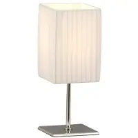 Globo Lighting Lampe de table BAILEY Chrome Blanc 10 x 10 x 26 cm 24660