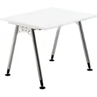 Hjh OFFICE PRO Bureau à hauteur réglable VAS (80 x 80 x 76 cm)