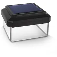 Greenblue Poteau de clôture Lampe solaire avec capteur crépusculaire