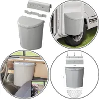 Proplus Poubelle L avec couvercle pour caravane/camping-car
