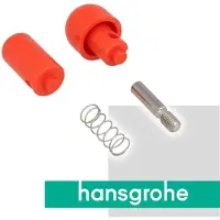 Hansgrohe bouton pour poignée thermostatique Axor Carlton chrome