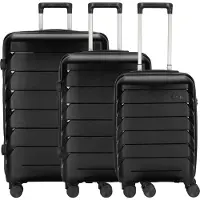 D & N Ensemble de bagages noir