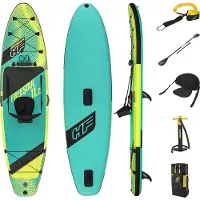Bestway Set Planche Stand Up Paddle SUP Kayak - HYDRO-FORCE - 340x89x15 cm