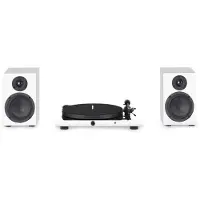 Pro-Ject Jukebox E1 + Speaker Box 5E Blanc