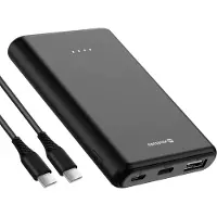 Swissten POWER LINE powerbank 5 000 mAh, 10 W, noir - 8595217479807
