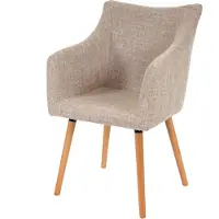 Mendler Chaise de séjour / salle à manger Malmö T382 / style rétro des années 50