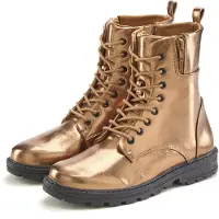LASCANA Bottines à lacets or