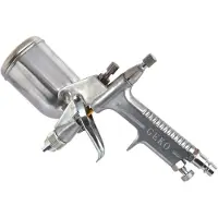 GEKO Pistolet à peinture 200ml buse 0,5mm