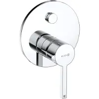 Kludi NOVA FONTE PURISTIC Mitigeur monocommandé encastré pour bain et douche, montage mural, 207590515
