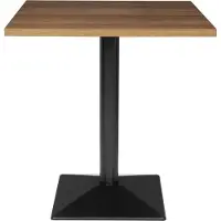 Bolero Table carrée avec plateau résistant aux rayures 700 x 700 x 750 mm