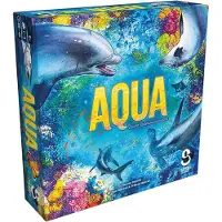 Asmodee SIDD0001 - Aqua : Colourful underwater worlds, board game, for 1-4 players, ages 8+ (FR-Aus (Allemand, 1 - 4 Joueur)