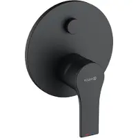 Kludi ZENTA SL Mitigeur monocommandé encastré pour bain et douche, sécurité intrinsèque contre le reflux