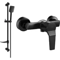 Mexen Caro DF62 mitigeur de douche avec ensemble de douche, Noir - 74664DF62-70