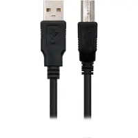 Ewent EC1004 câble USB USB 2.0 1,8 m USB B USB A Noir
