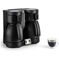 Krups Machine à café filtre Duothek Thermo, avec deux thermos isolants séparés et fonction de préparation