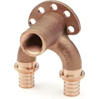 Rehau Équerre à double paroi , RAUTITAN RX+, 20/20, Rp 1/2 long, 1 pièce.