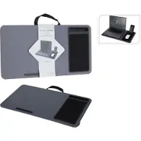 H&S Genouillère pour ordinateur portable Mdf Gris