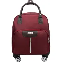 INF Sac cabine / valise à roulettes Rouge foncé