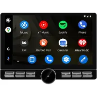 AWESAFE 10 pouces Android Radio 2Din écran pivotant à 180° Carplay Navi 4G LTE commandes au volant Bluetooth RDS WIFI DSP GPS DAB+ 32GB