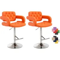 CLP lot de 2 tabourets de bar Dublin